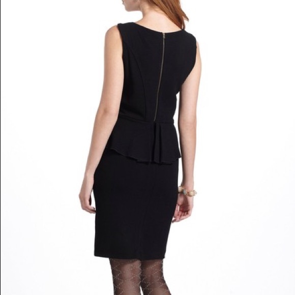 NWOT Anthropologie Eleanor Peplum Dress - Picture 2 of 5